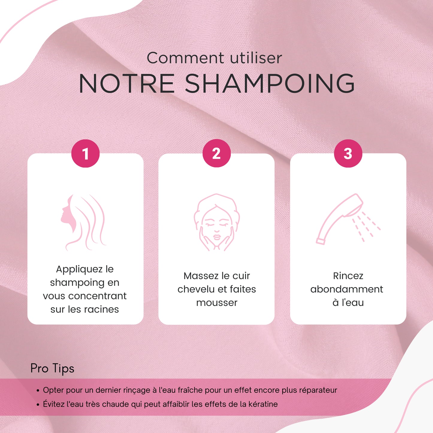 Shampoing ultra réparateur à la kératine - 500ml