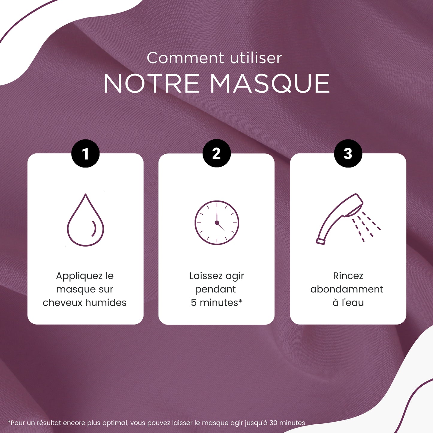 Masque disciplinant à l'huile d'argan - 500ml