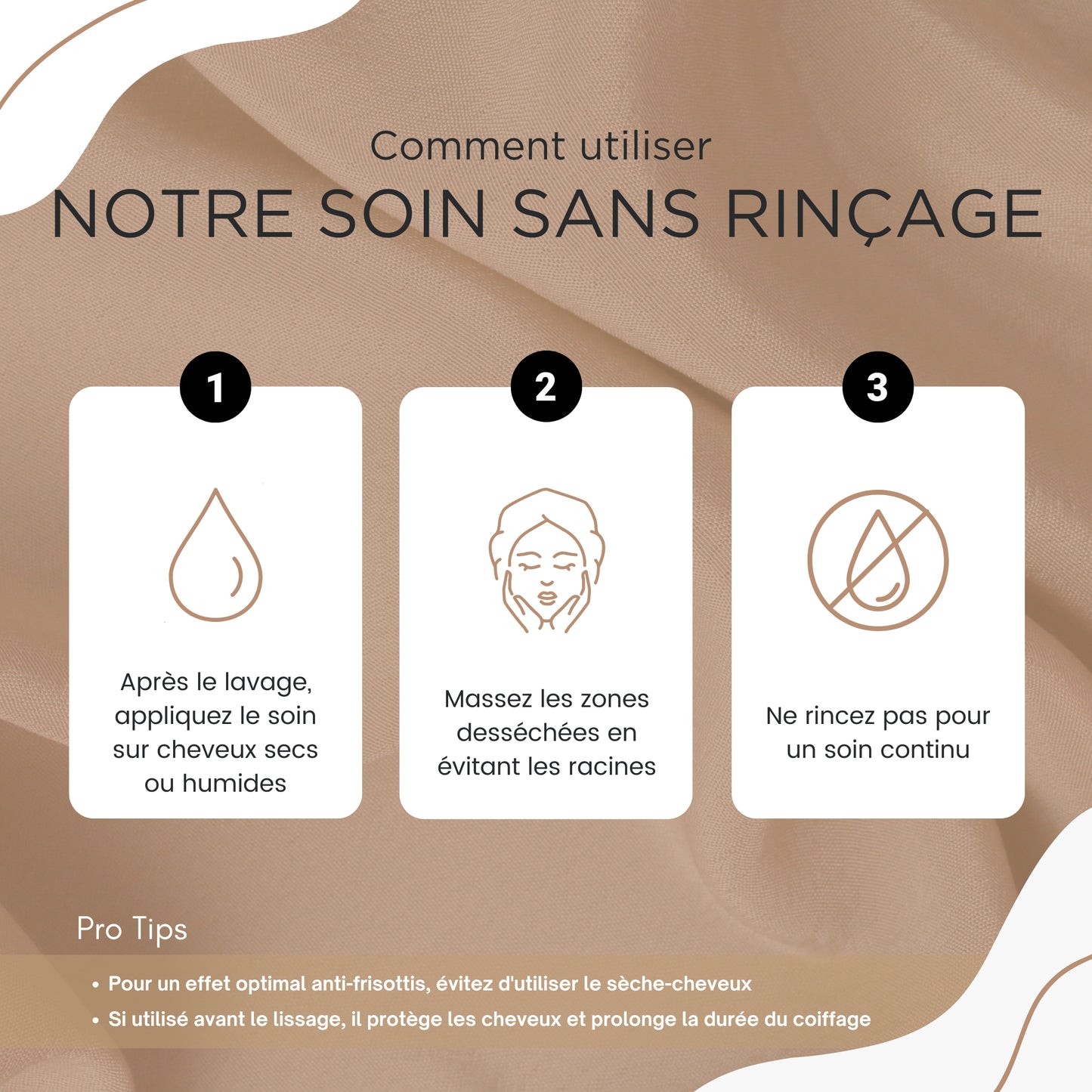 Soin sans rinçage à l'huile d'argan - 350ml