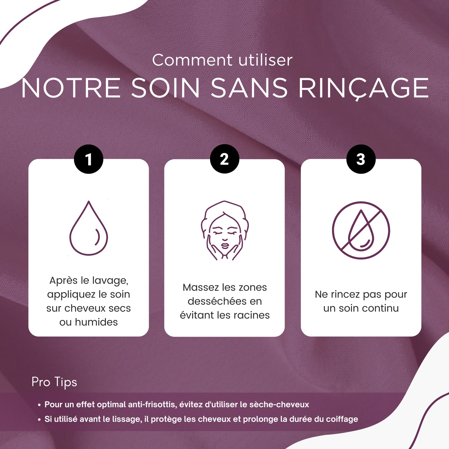 Soin sans rinçage à l'huile d'argan - 350ml