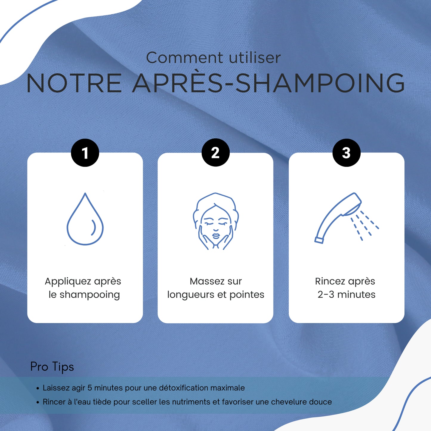 Après-shampoing revitalisant à la boue noire - 500ml