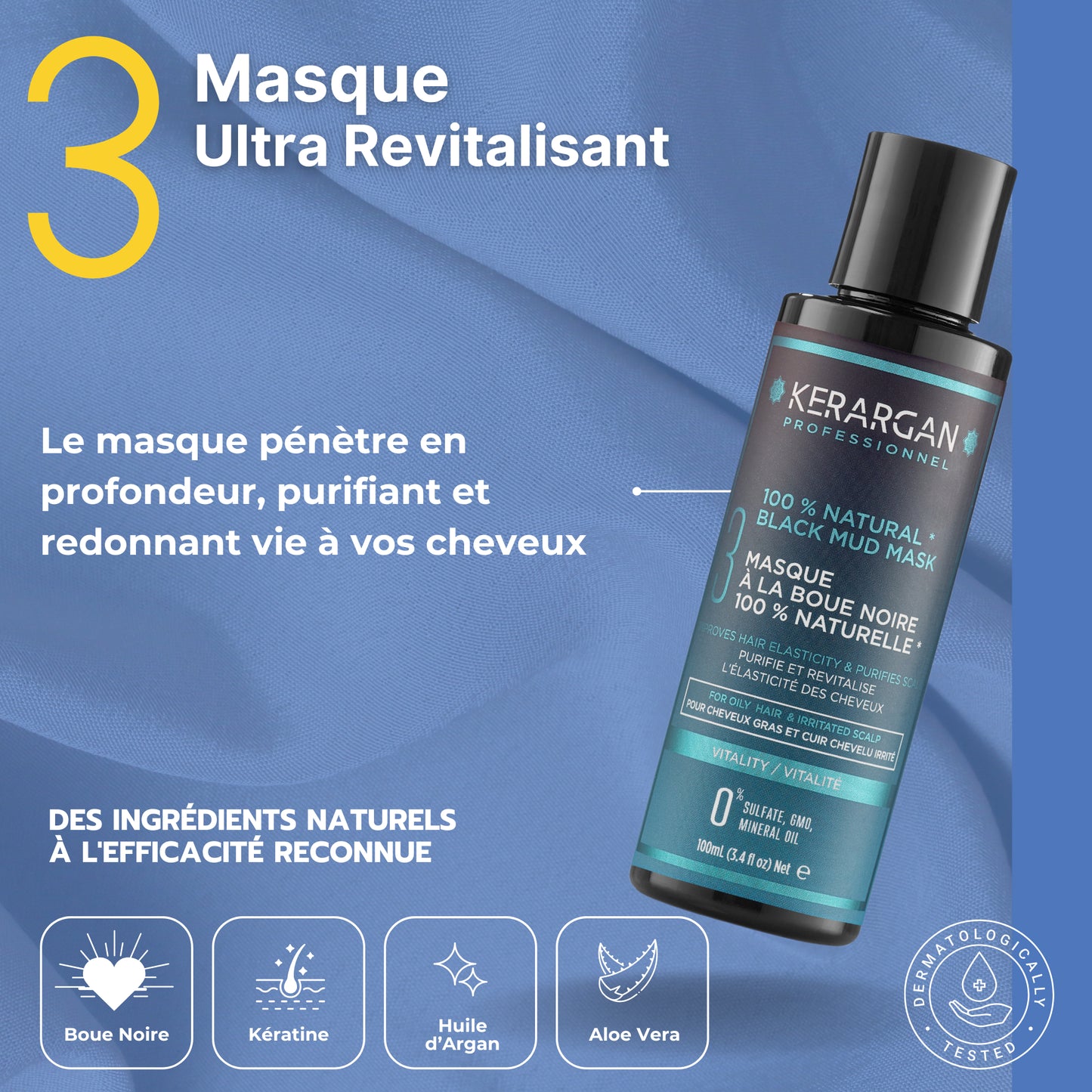 Kit voyage à la boue noire - 300ml