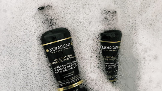 Huile de ricin pour les cheveux