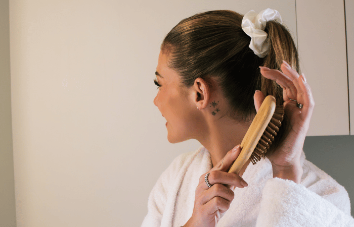 Huile de ricin pour les cheveux