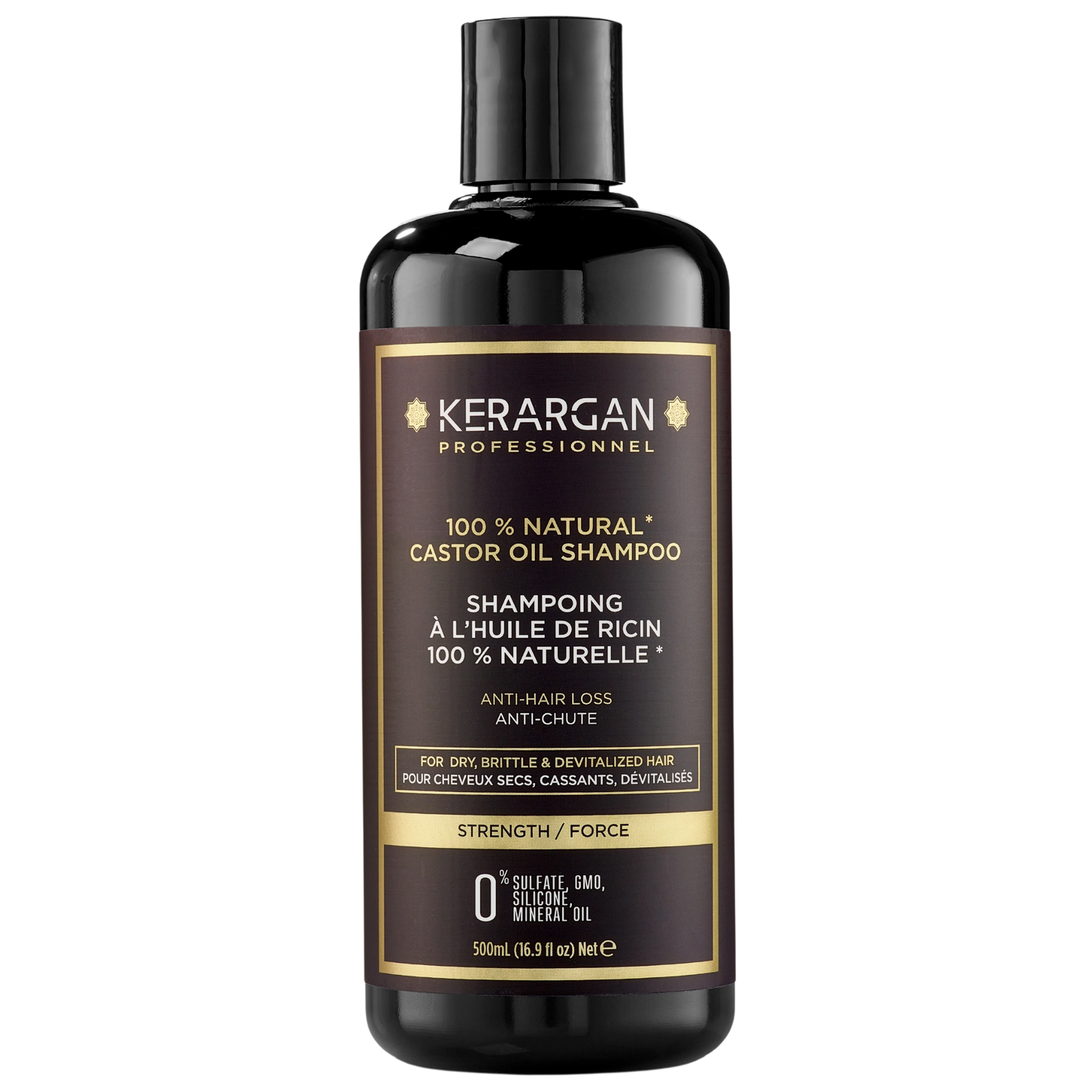 Shampoing à l’huile de ricin Kerargan — douceur & nutrition pour cheveux secs