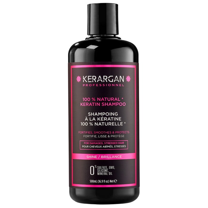 Flacon shampoing kératine 500 ml