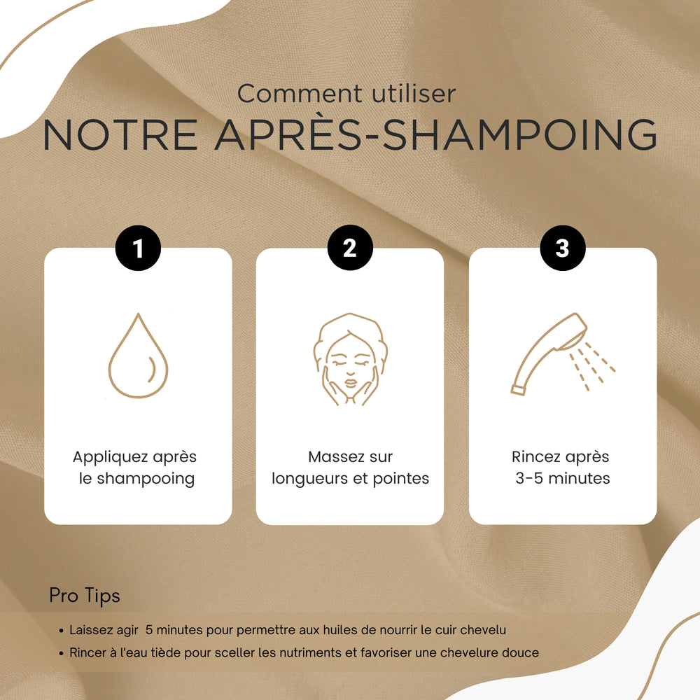 
                      
                        Après-shampoing à l'huile de ricin - 500ml
                      
                    