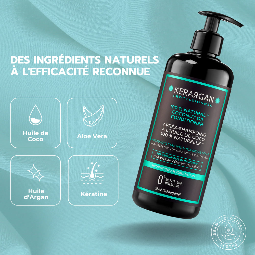 
                      
                        Après-shampoing hydratant à l'huile de coco - 500ml
                      
                    