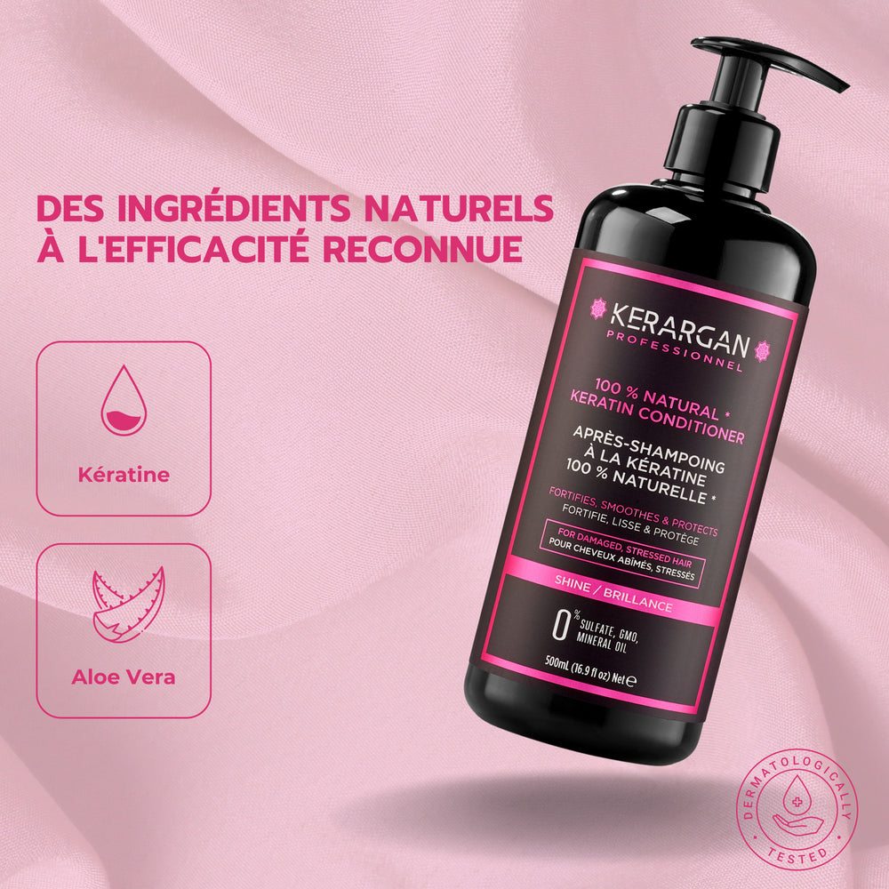 
                      
                        Après-shampoing ultra réparateur à la kératine - 500ml
                      
                    