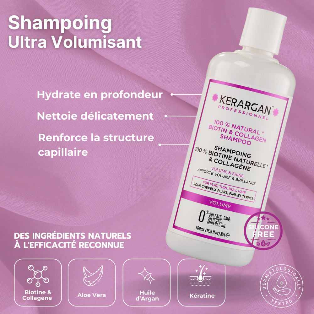 
                      
                        Duo shampoing et après-shampoing à la biotine et au collagène - 2x500ml
                      
                    