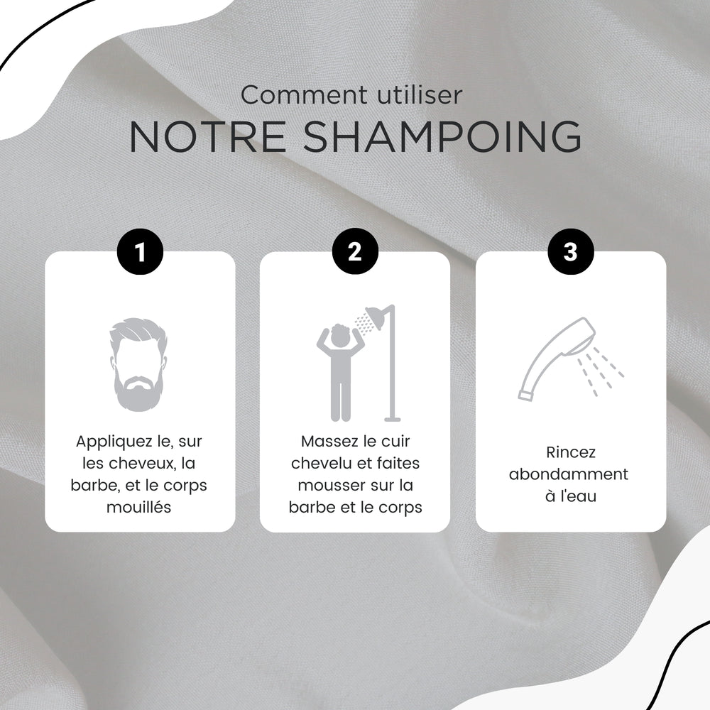 
                      
                        Shampoing fortifiant 3 en 1 à l'huile de chanvre - 500ml
                      
                    