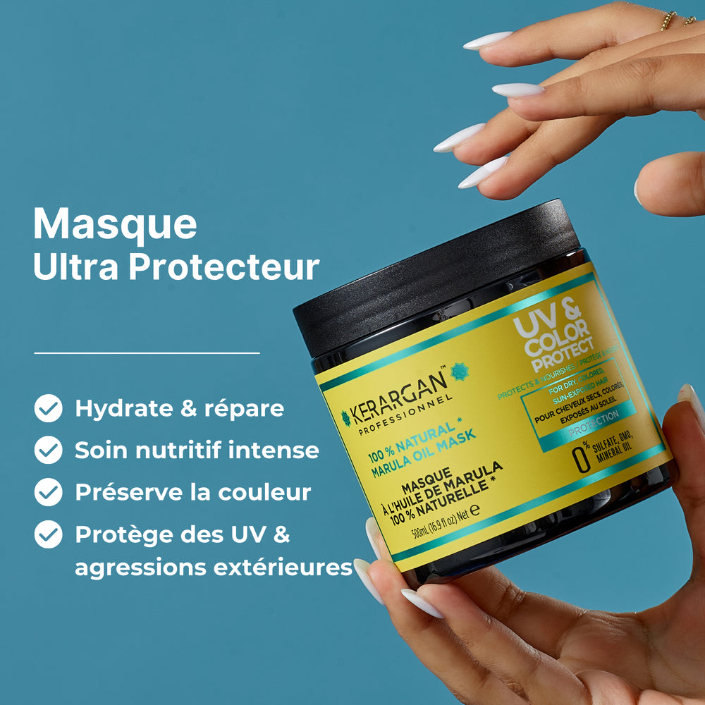 
                      
                        Masque protecteur UV et couleur à l'huile de Marula - 500ml
                      
                    