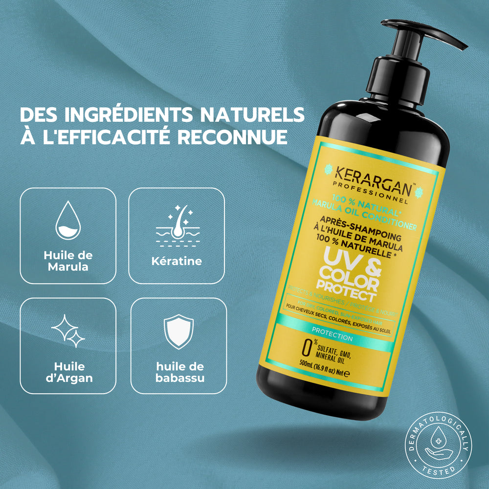 
                      
                        Après-shampoing protecteur UV et couleur à l'huile de Marula - 500ml
                      
                    