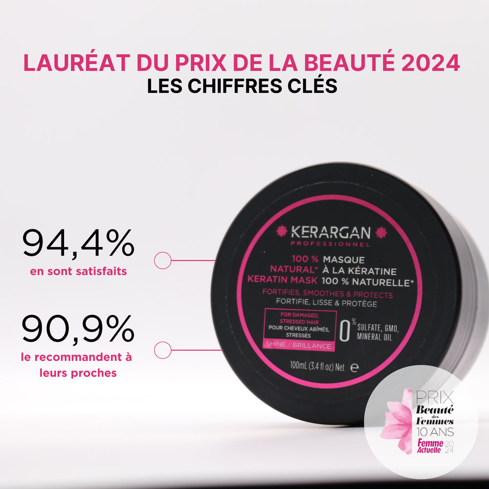 
                      
                        Masque ultra réparateur à la kératine - 100ml
                      
                    