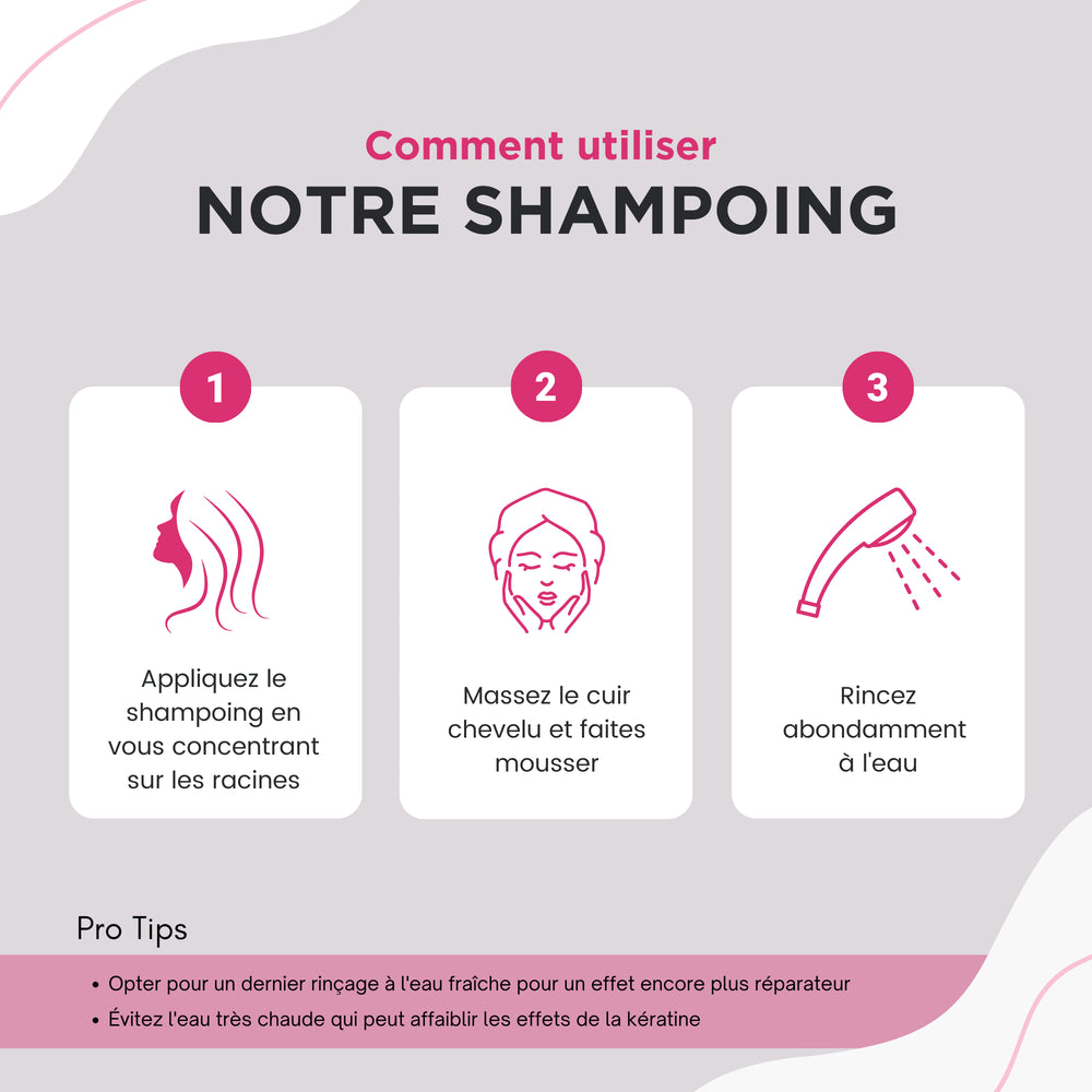 
                      
                        Shampoing ultra réparateur à la kératine - 75ml
                      
                    