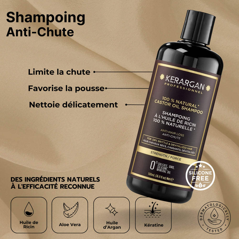 
                      
                        Duo shampoing et sérum à l'huile de ricin - 600ml
                      
                    