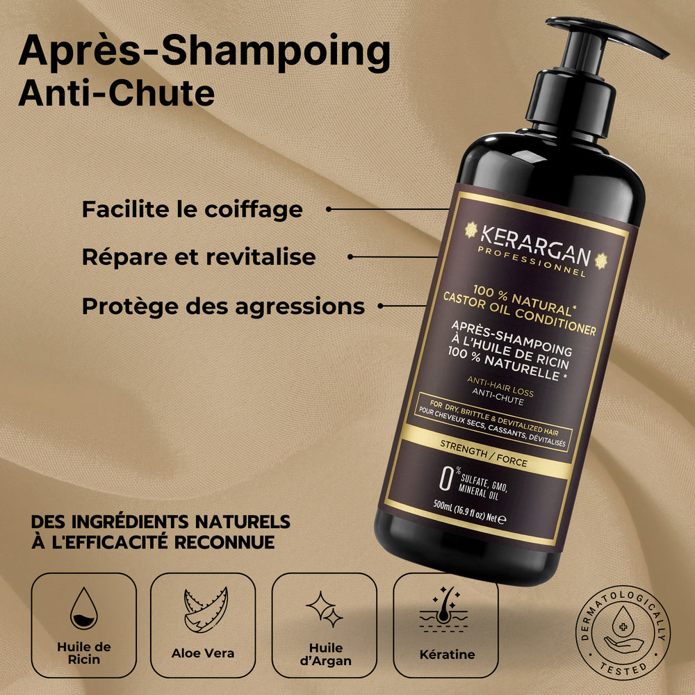 
                      
                        Duo shampoing et après-shampoing à l'huile de ricin - 2x500ml
                      
                    