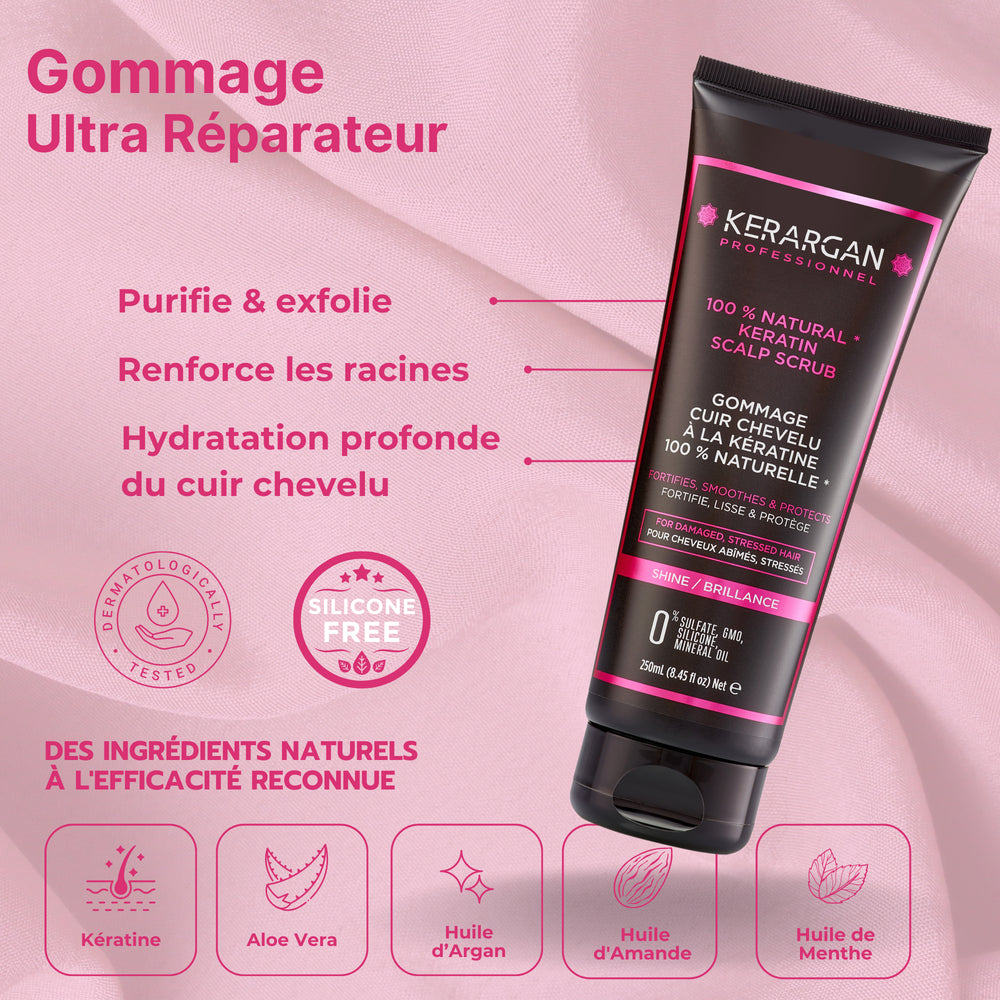 
                      
                        Duo masque et gommage à la kératine - 750ml
                      
                    