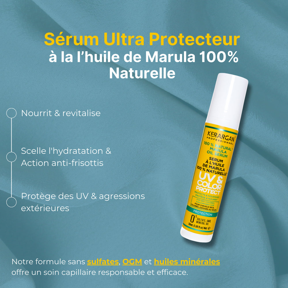 
                      
                        Sérum UV et couleur à l'huile de Marula - 50ml
                      
                    