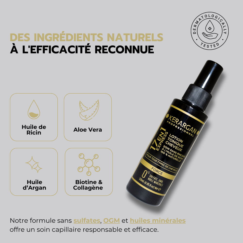 
                      
                        Lotion tonique 17 en 1 à l'huile de ricin - 120ml
                      
                    