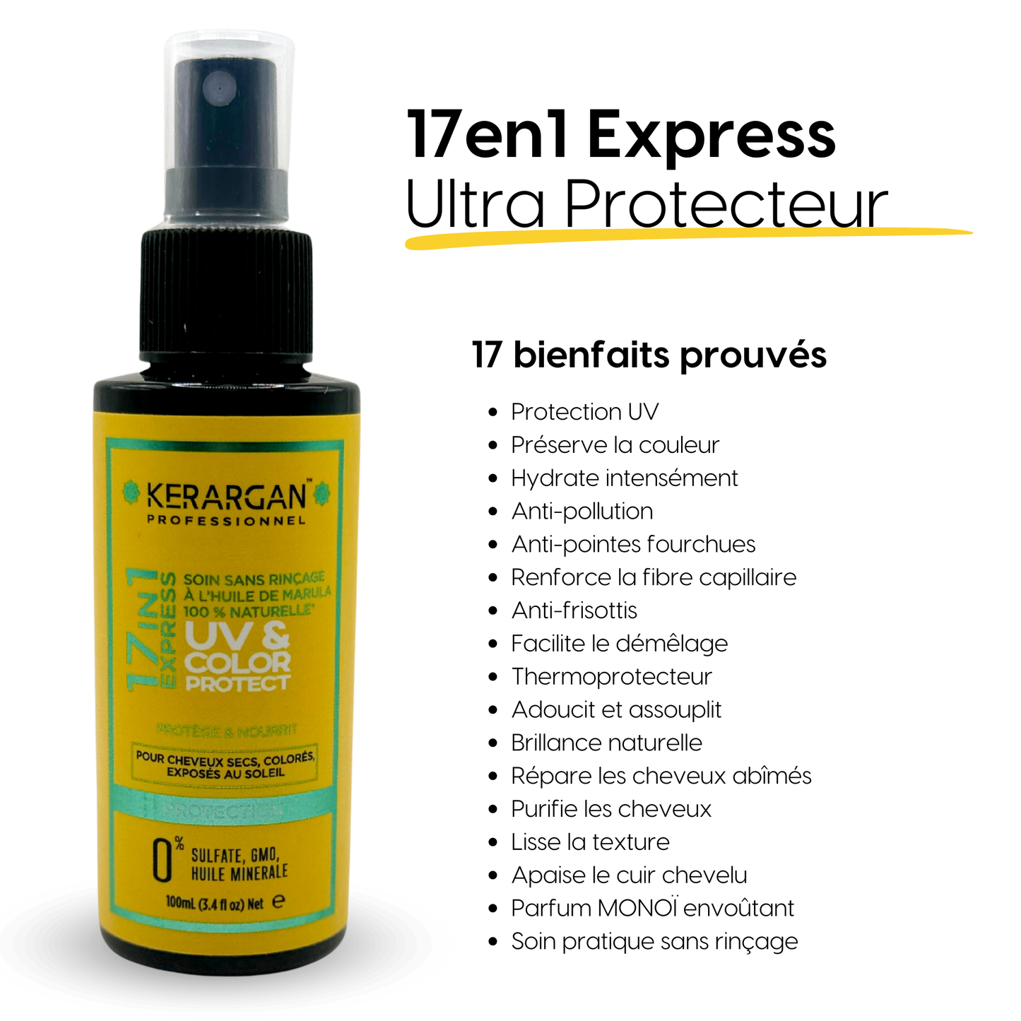 Lotion Tonique UV à l'Huile de Marula - 100ml