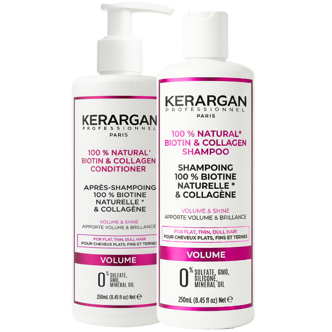 Duo Volumisant Shampoing & Après-shampoing à la Biotine & Collagène - 500ml