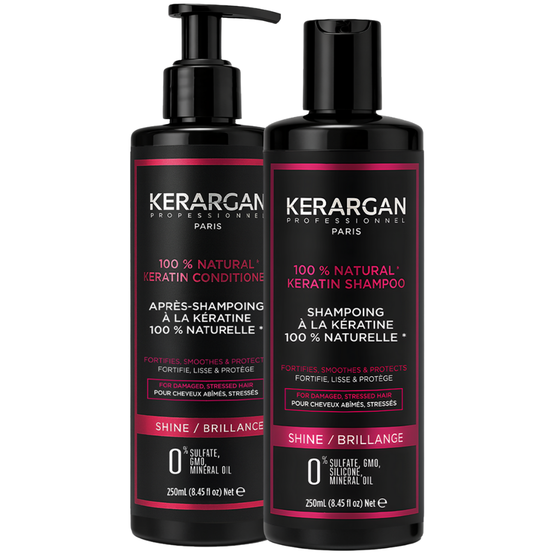 Duo Shampoing & Après-shampoing à la Kératine - 500ml