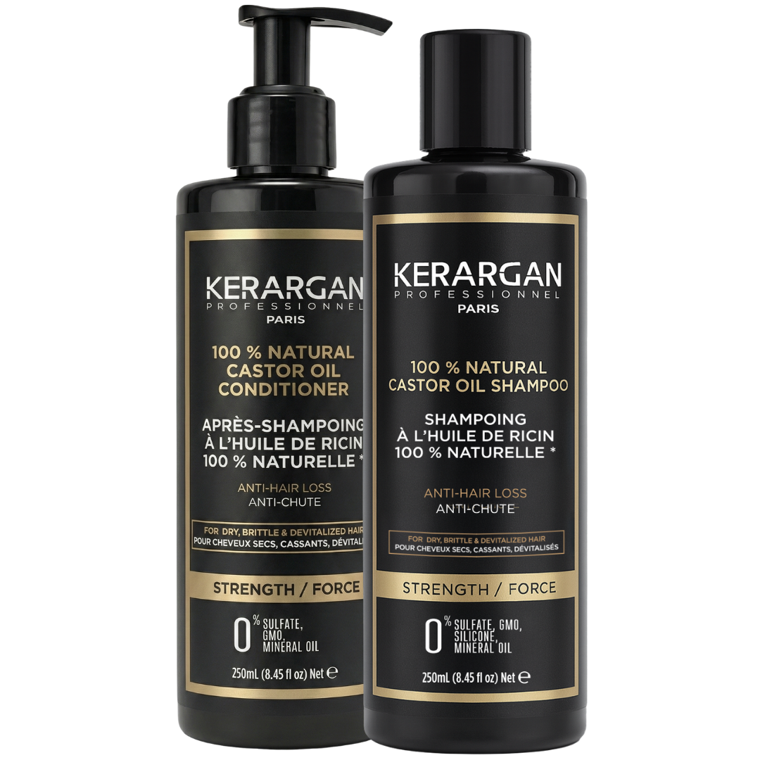 Duo Anti-Chute Shampoing & Après-shampoing Huile de Ricin - 500ml