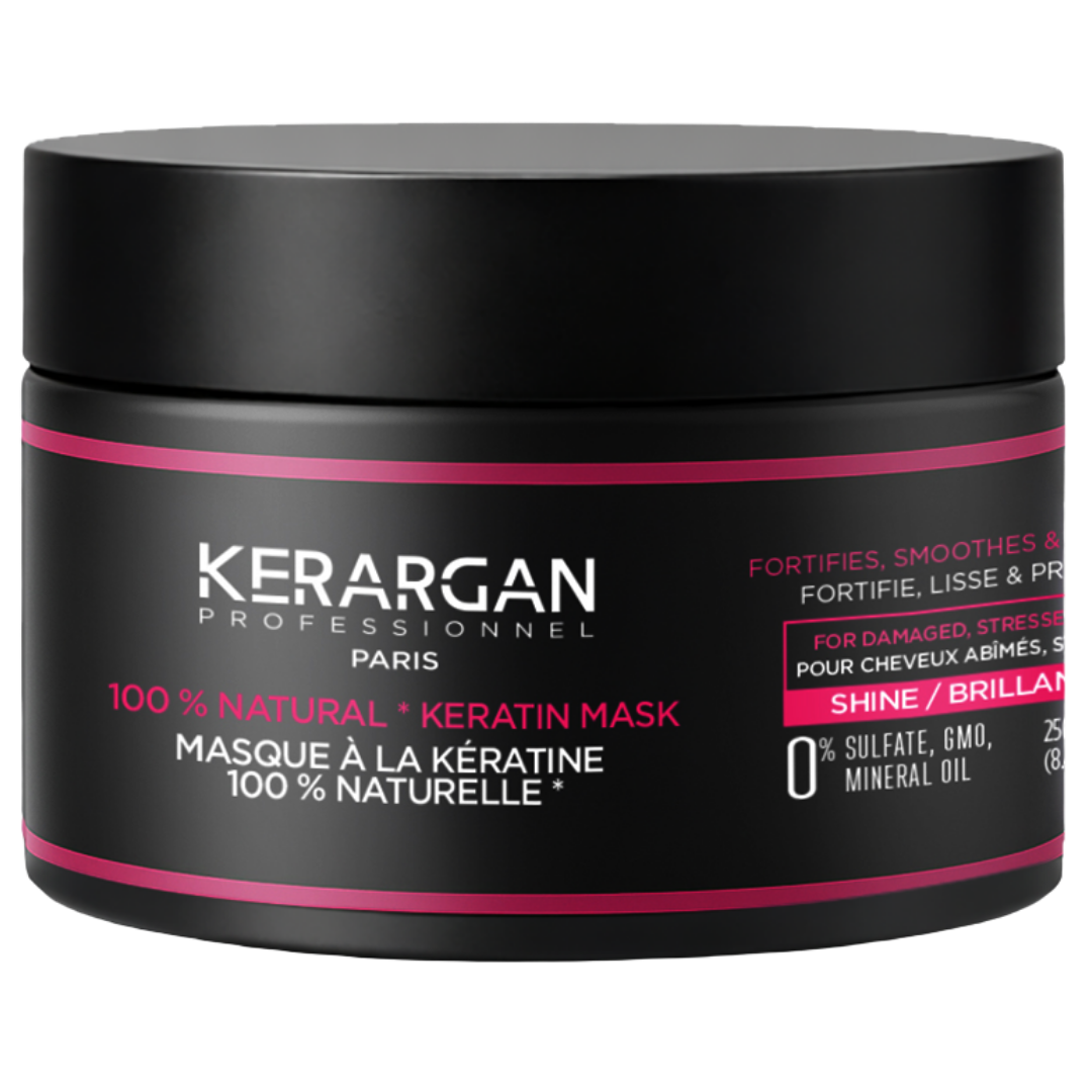Pot masque kératine Kerargan 250 ml vue face