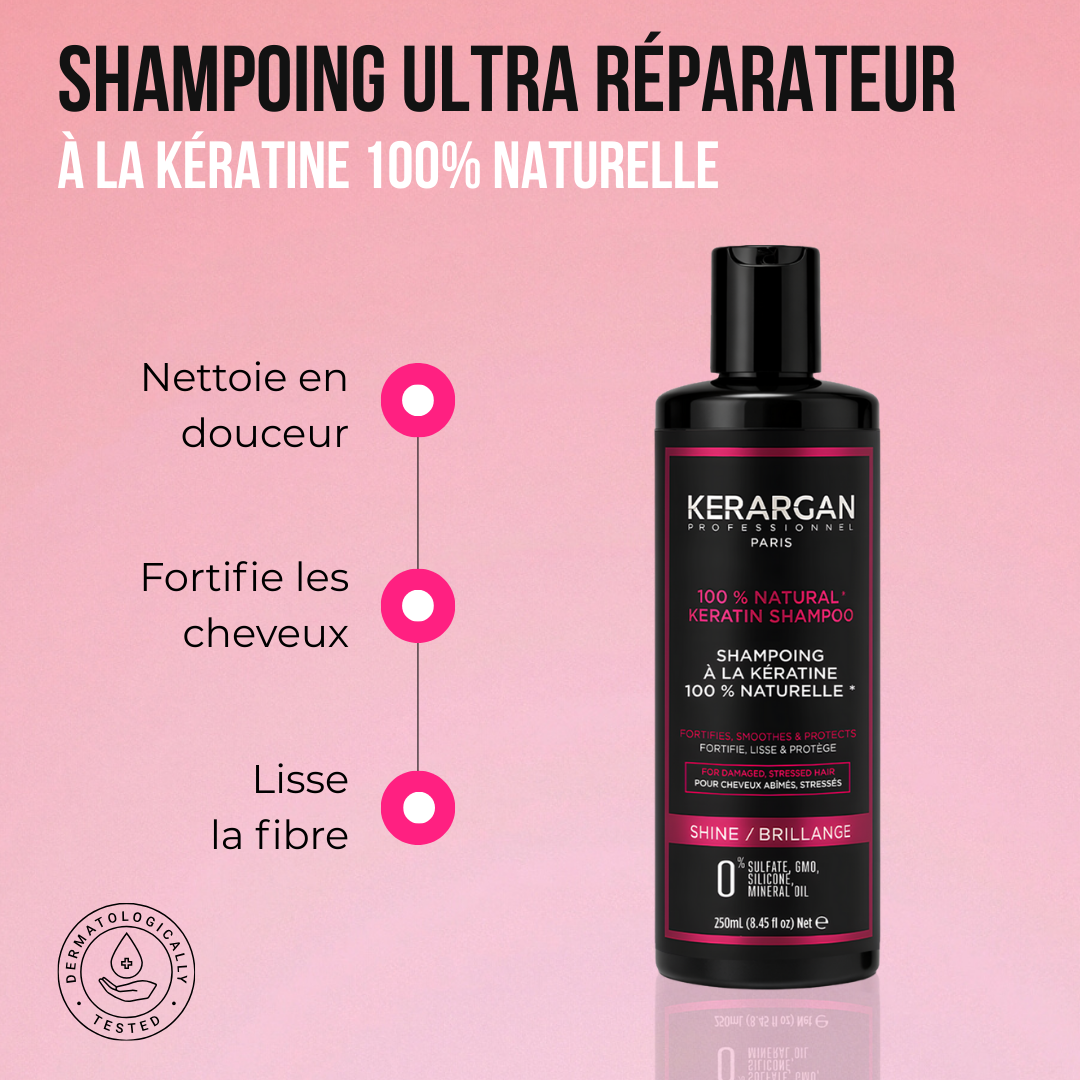 Shampoing Ultra Réparateur à la Kératine - 250ml