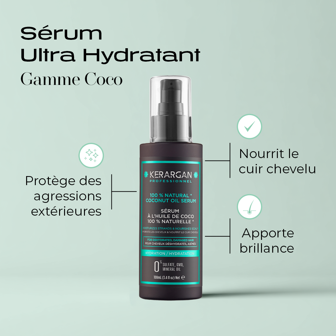 Sérum Hydratant à l'Huile de Coco