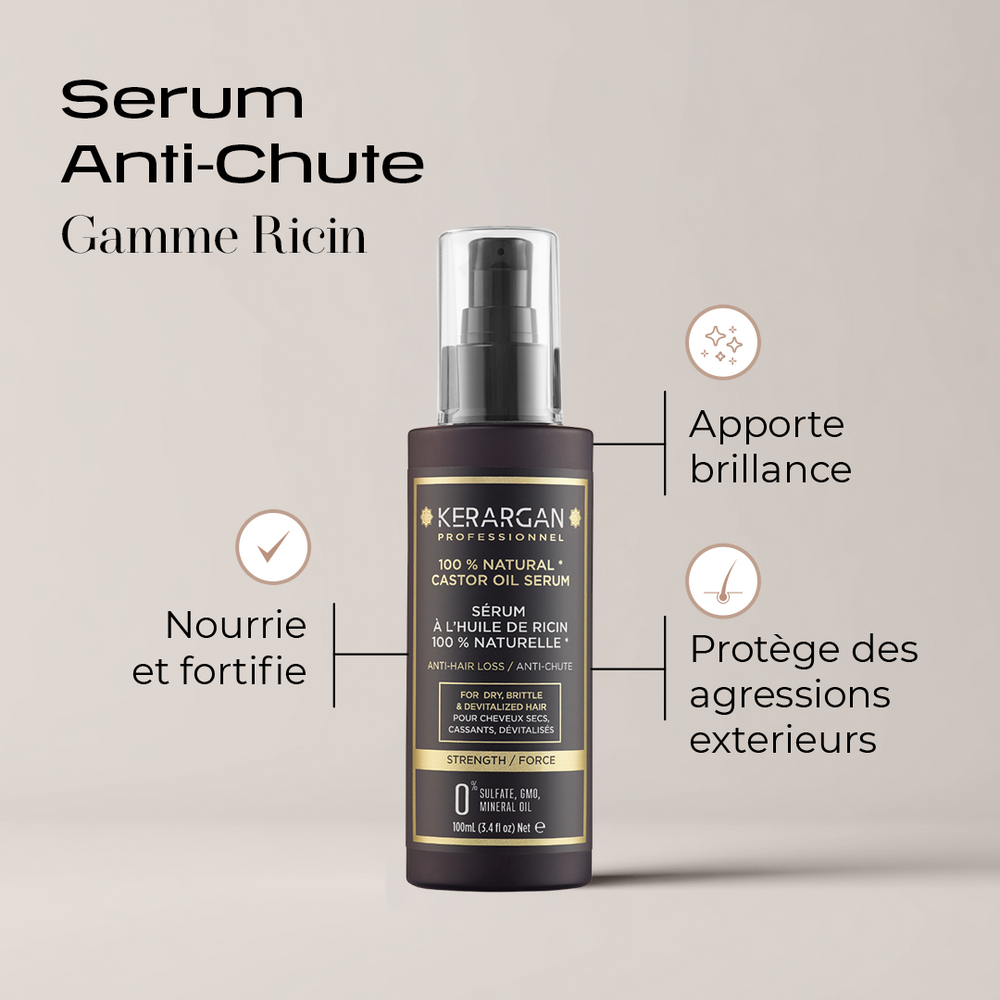 Sérum à l'huile de ricin