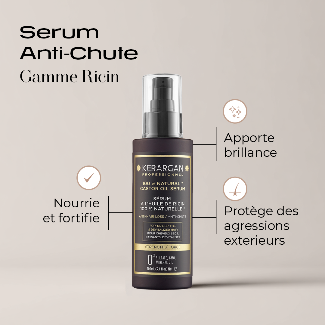 Sérum à l'huile de ricin