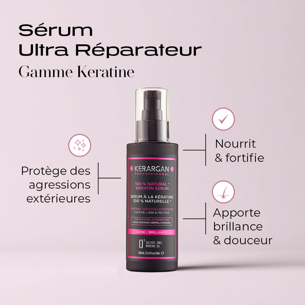 Sérum ultra réparateur à la kératine 
